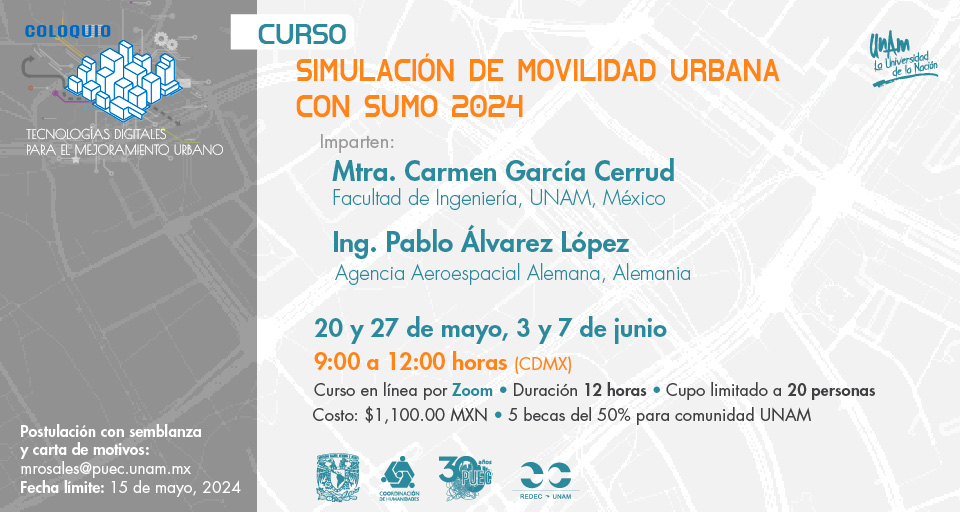 Curso de Simulación Urbana de Movilidad con SUMO 2024