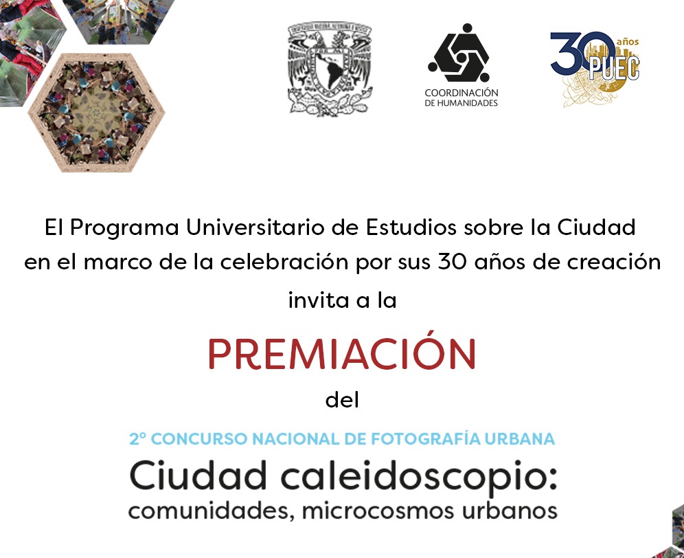 Ceremonia de premiación del 2°Concurso Nacional de Fotografía Urbana, Ciudad Caleidoscopio: comunidades, microcosmos urbanos