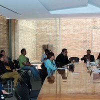 Mesa del Eje Temático VI: Patrimonio cultural y centros históricos. Moderó César Jiménez de la Universidad Politécnica de Valencia.