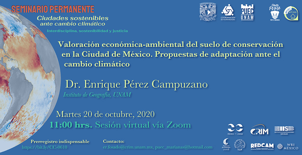 Valoración económica-ambiental del suelo de conservación en la Ciudad de México. Propuestas de adaptación ante el cambio climático