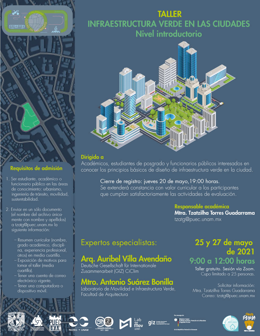 Taller Infraestructura verde en las ciudades (Nivel introductorio)