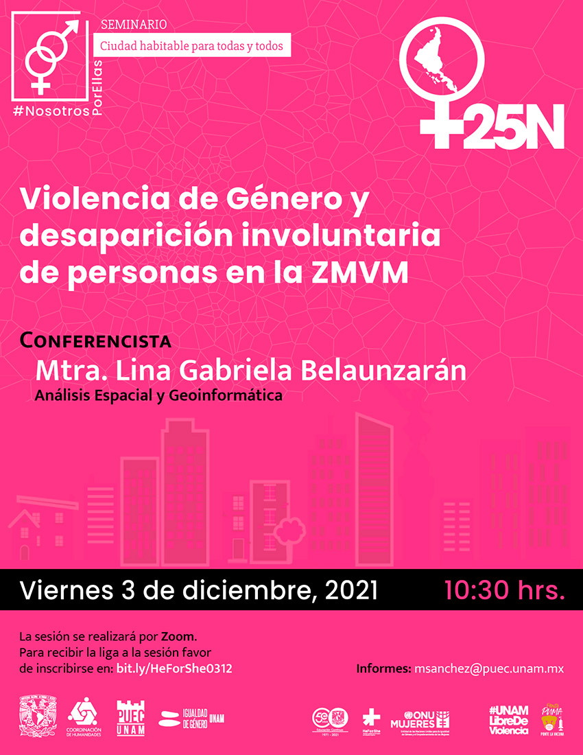 Violencia de género y desaparición involuntaria de personas en la ZMVM