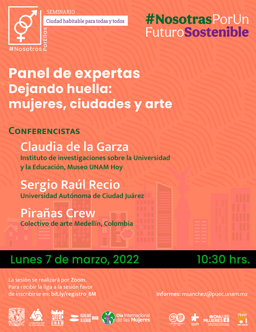 Panel de expertas Dejando huella: mujeres, ciudades y arte