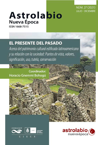 Gonzalez Bracco, Mercedes y Hernández, Silvia (2021) “¿Patrimonializar o despatrimonializar? El rol de la cultura urbana en la ciudad neoliberal. Buenos Aires (1990-2020)”, en Revista Astrolabio. Nueva Época. N°27 (julio-diciembre 2021).