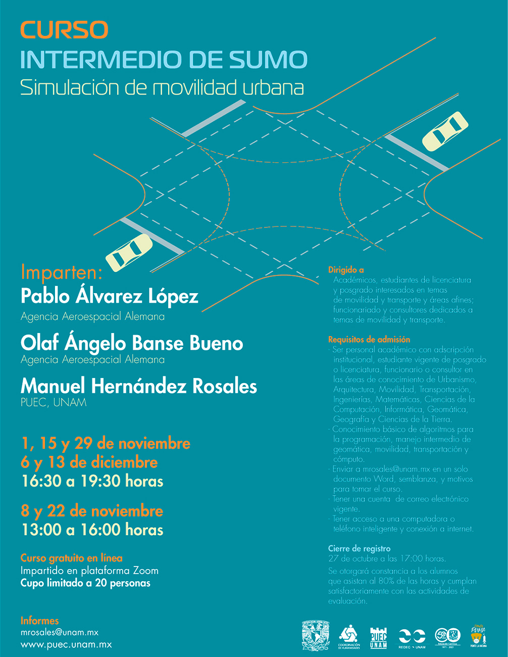 Curso Intermedio de SUMO. Simulación de Movilidad Urbana