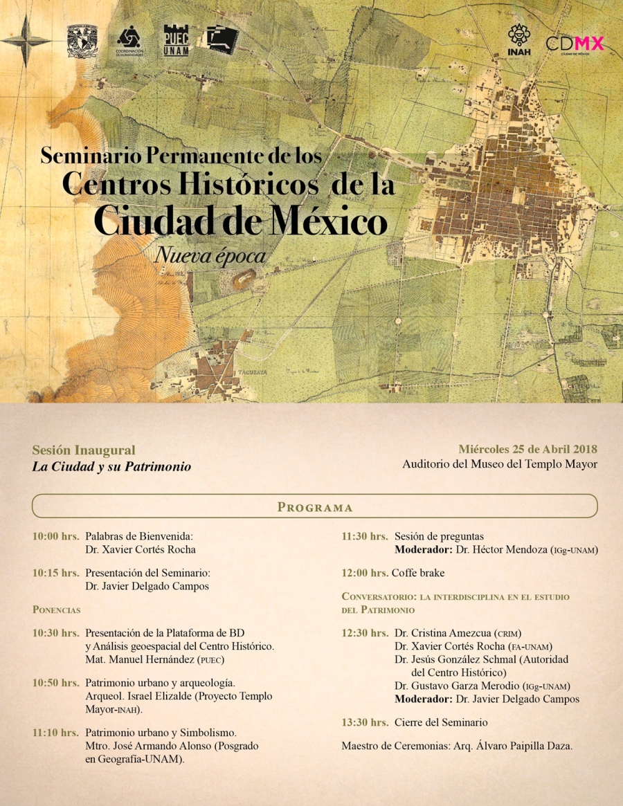 seminario permanente de los centros historicos de la ciudad de mexico 735 XL2