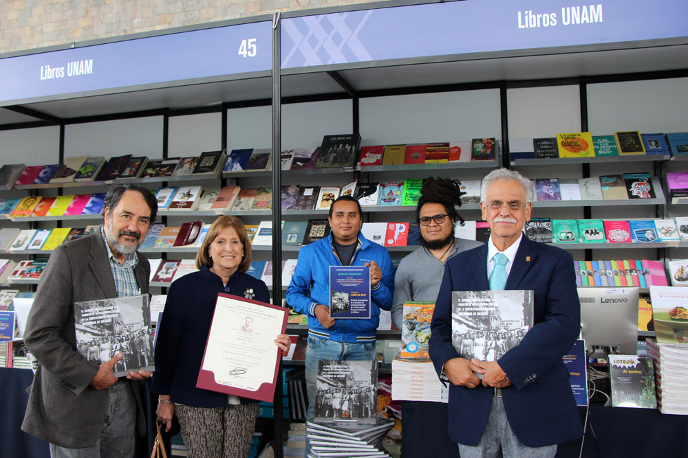 El libro El Barrio Universitario en el proceso de institucionalización de la UNAM, publicado por el PUEC, fue galardonado con el Premio Antonio García Cubas 2019 otorgado por el INAH