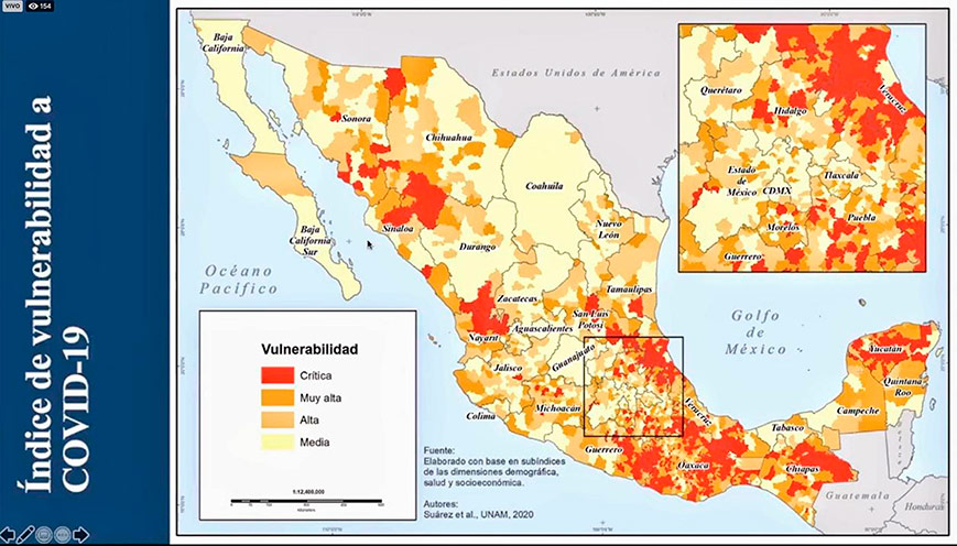 MUNICIPIOS MARGINADOS Y POCO URBANIZADOS, MÁS VULNERABLES ANTE COVID-19