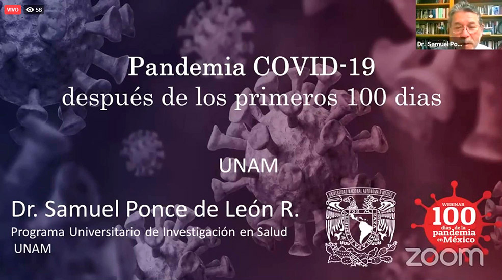 COVID-19 SIGUE PRESENTE Y NO HAY MOMENTO ADECUADO PARA REGRESAR A LA COTIDIANIDAD: EXPERTO DE LA UNAM