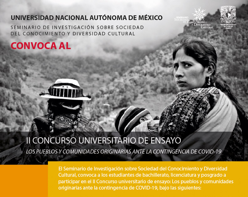 II Concurso Universitario de Ensayo Los pueblos y comunidades originarias ante la contingencia del COVID-19