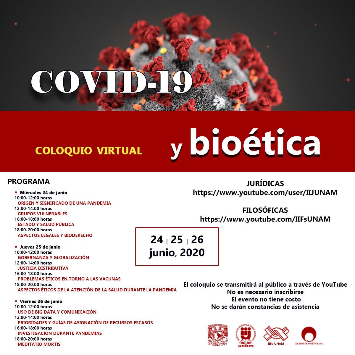 Coloquio virtual COVID-19 y bioética