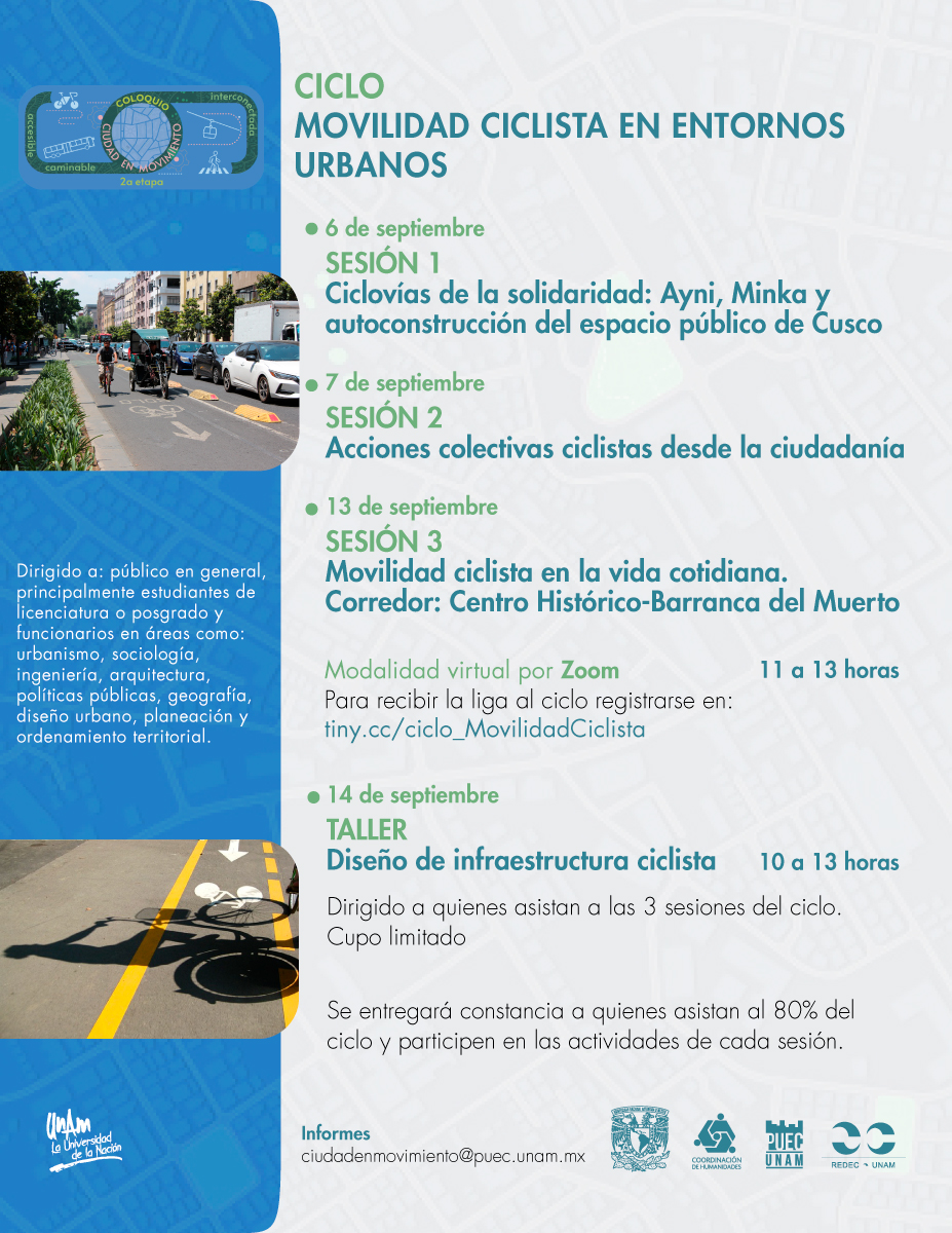 Ciclo Movilidad ciclista en entornos urbanos