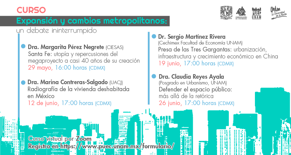 Curso Expansión y cambios metropolitanos: un debate ininterrumpido