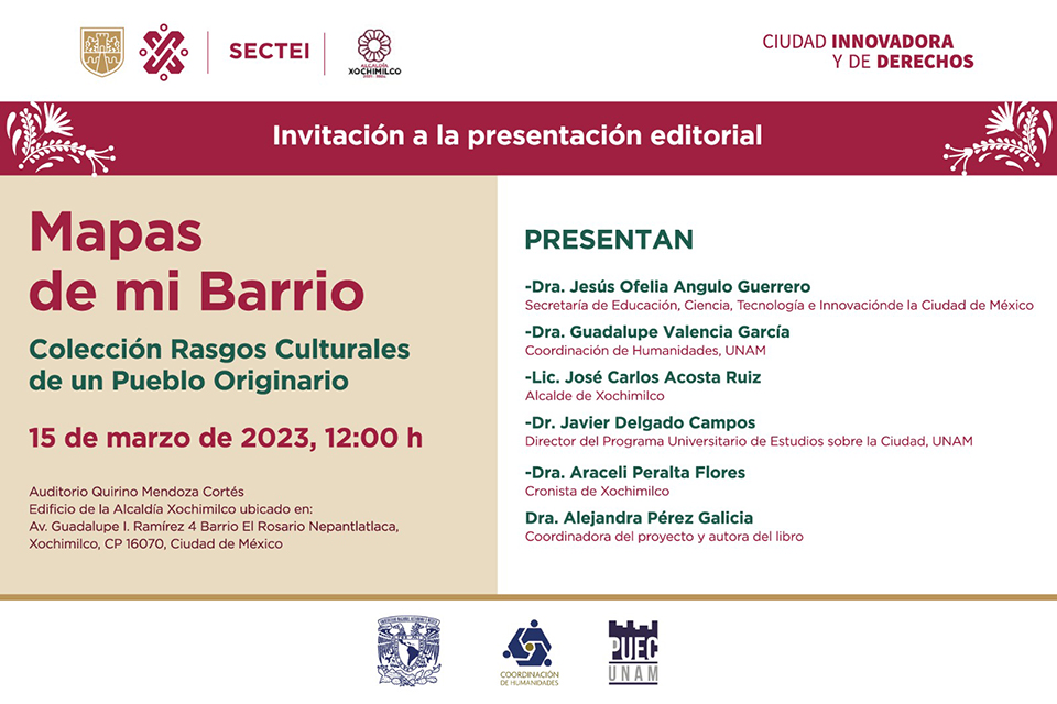 Presentación editorial Mapas de mi Barrio