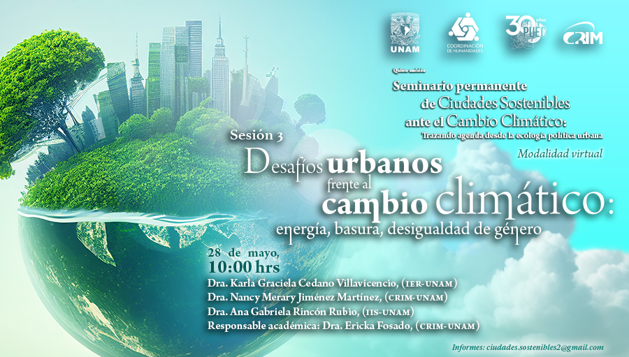 Desafíos urbanos frente al cambio climático: energía, basura, desigualdad de género