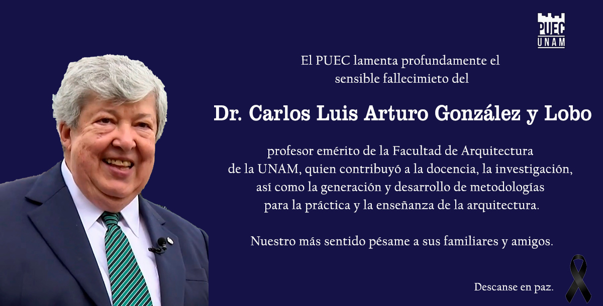 Falleció el Dr. Carlos González y Lobo, profesor emérito de la Facultad de Arquitectura