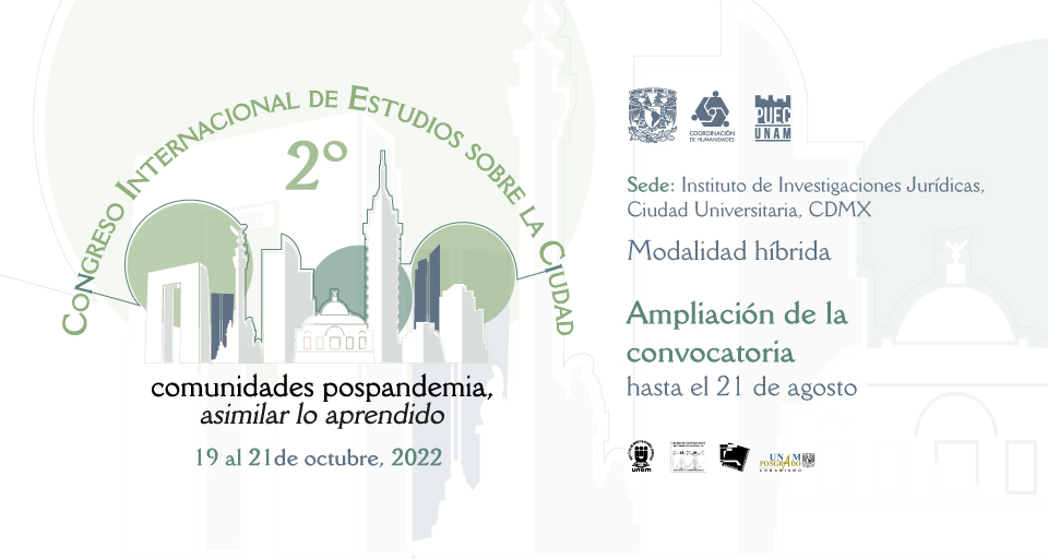 Convocatoria al 2° Congreso Internacional de Estudios sobre la Ciudad