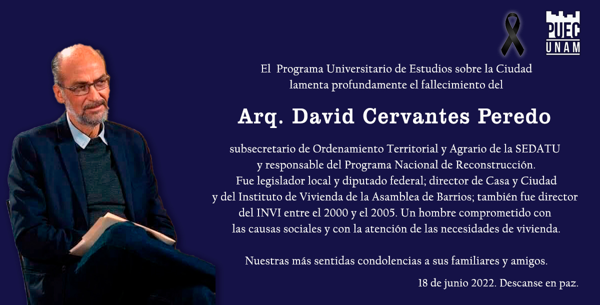 Fallece David Cervantes Peredo, subsecretario de SEDATU
