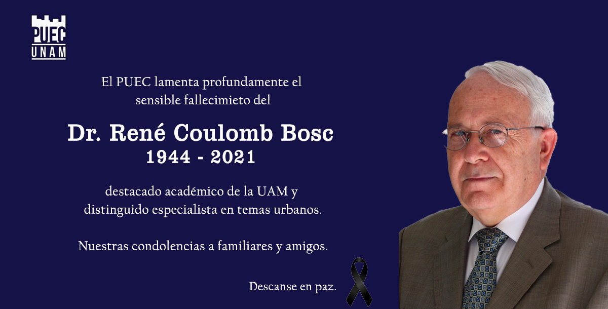 Fallece el urbanista René Coulomb Bosc, 1944 - 2021