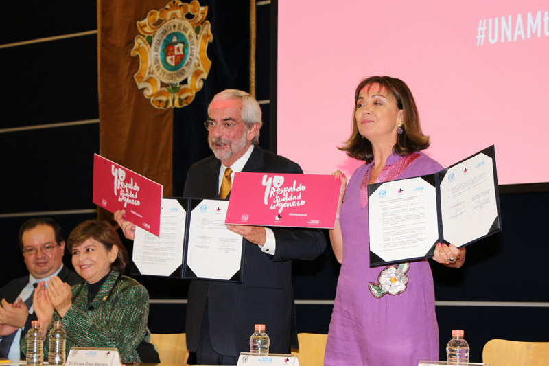 Adhesión de la UNAM a la Plataforma HeForShe de ONU Mujeres