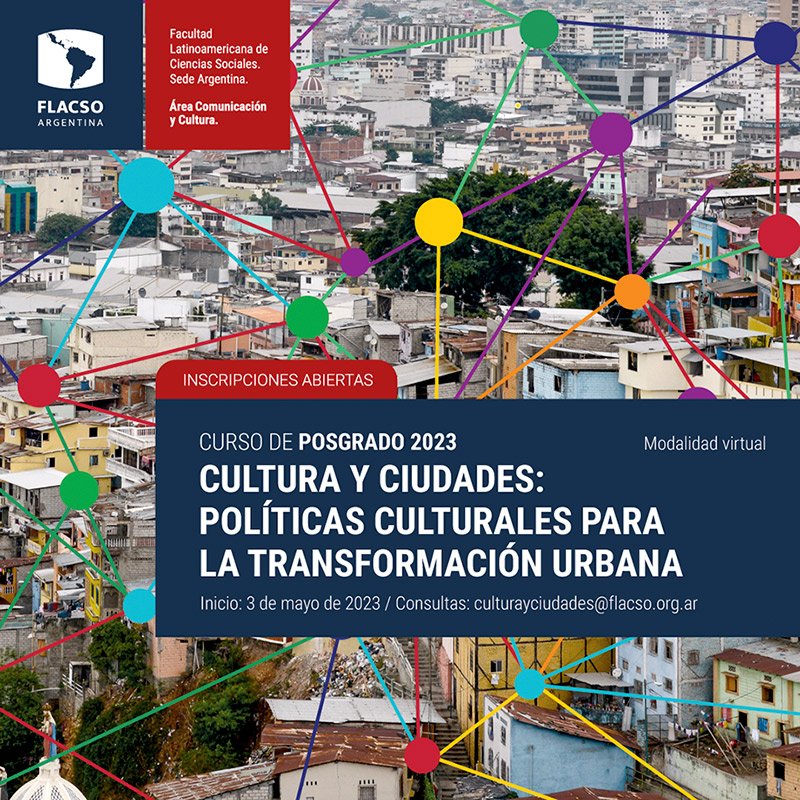 Cultura y ciudades: políticas culturales para la transformación urbana