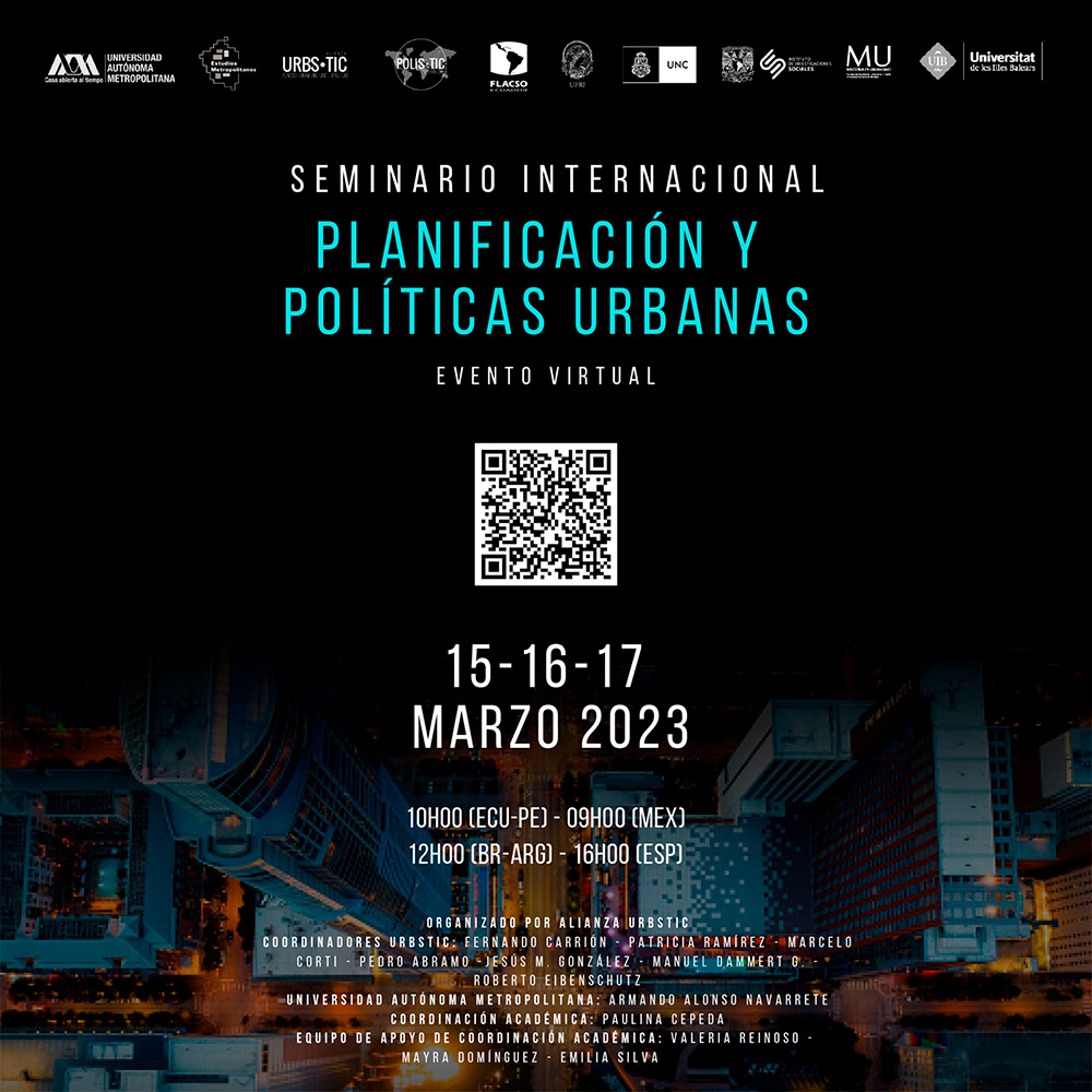 Seminario Internacional Planificación y políticas Urbanas