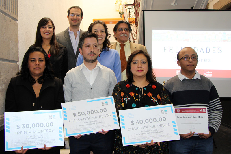 El PUEC y Fundación Construye Bienestar, premian con apoyo económico a estudiantes para realizar trabajo de campo sobre regeneración urbana y vivienda en la ZMVM